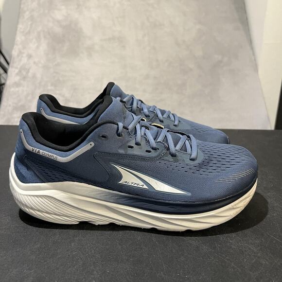 Altra Via Olympus Running Shoes Sneakers Mens Size 11.5 Blue EGO MAX AL0A82BW419
